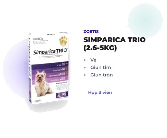 SIMPARICA TRIO 2.6-5KG
